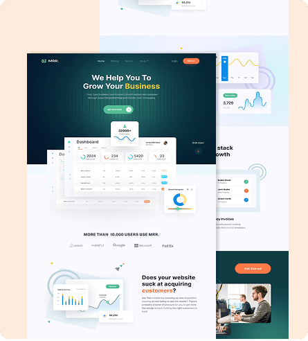 Business Landing Page Design